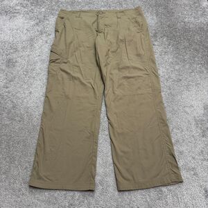 Royal Robbins Cargo Outdoor Pants Mens 40x30 Tan Brown Straight Leg Nylon Hike